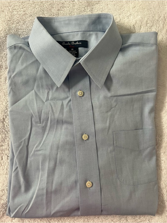 Brooks Brothers Other - Brooks Brothers Men's Pale Blue Point-Collar Dress Shirt